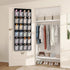 24 Closet Closet 1 Pack FENTEC Large Pockets Over Door Shoe Organizer, Mesh Hanging Shoe Organizer for Mesh Holder