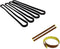 Food Saver Replacement Gasket Vacuum Sealer - Upper and Lower Gasket Assembly 4-Pack with Tape Strips