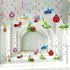 30 Pieces Spring Summer Insects Hanging Swirl Decorations, Butterfly Sunflower Bug Birthday Party Ceiling Decorations