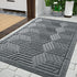 Yimobra Heavy Duty Front Entrance Door Mat 29.5x17 Inch, Sturdy Non Slip Rubber, All-Season Outdoor Indoor Mat