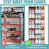 2 70 Closet 35 Windyun Pcs Large over The Door Shoe Organizer Hanging Shoe Rack for Holder Black Mesh Pockets Back