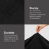 Utopia Bedding Fleece Blanket Throw Size, Black 300 GSM Luxury Anti-Static Microfiber Blanket for Couch, Sofa, Bed