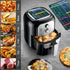 Air Fryer Magnetic Cheat Sheet Set, Cook Times Chart Magnet Sheet for Quick Reference Cooking and Frying