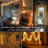 ODEETRONIC Twinkle String Lights, 21.63ft 100 Count Incandescent Brown Christmas Lights for Indoor Outdoor Decor