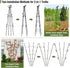 4Ft 2Packs Garden Trellis for Climbing Plants Outdoor, Trellis for Monstera Plants Indoor Large, Tower Obelisk