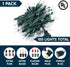 Indoor,100 Count Outdoor,19.4 Joiedomi Clear Christmas String Lights Mini White Fairy Light FT Decor for Patio Dorm