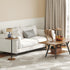 BF171BZ01 HOOBRO Drink Table, Small Square Side Table, Coffee Martini Table with Pedestal, Accent Nightstand for Small