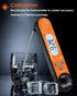 Meat Thermometer, Instant Read Digital Food Thermometer for Cooking, Fast & Precise with Backlight