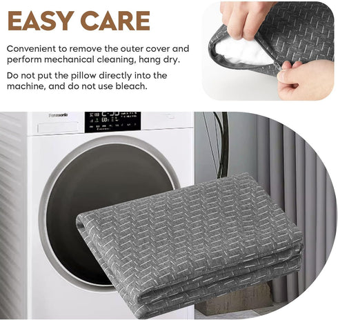 Travel Size Pillow, Compressible Memory Foam Pillow with Breathable Cover for Airplane, Car, Hiking, Camping