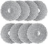 Microfiber Vacuum Mop Cloth Pads for Roborock Q Revo & Qrevo MaxV Robot Vacuum, Reusable & Washable Replacement Parts