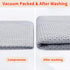 Homaxy 100% Cotton Waffle Weave Kitchen Dish Cloths, Ultra Soft Absorbent Quick Drying 12 x 12 Inches, 6-Pack