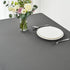 maxmill Rectangle Tablecloth, Water Resistant Soft Washable Table Cloth for Dining Room, 52 x 84 Inch Charcoal Gray