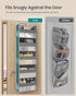 Set 2 5 5-Tier URDH008G01 SONGMICS Over The Door Organizers, of Hanging Door Organizers with Large Pockets, Fabric