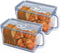 Gifhomfix 2 PCS Bread Box for Homemade Bread Airtight Bread Boxes for