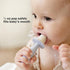 4 Set ezpz Tiny Pops (Blush) - Months+ - Popsicle Mold with Two Wands for Infants - Baby-Led Weaning + Teething