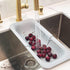 Makerstep Over the Sink Colander Strainer Basket, Expandable for Washing, Draining, and Drying, Grey Kitchen Essential