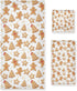 Pfrewn Gingerbread Man Towels Set of 3 Christmas Winter Bathroom Towel Soft