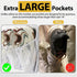 RV Shoe Storage for Bedside - 16 Extra Large Pocket Wall Mounted Entryway Shoes Rack, 2 Pack