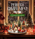 12 Set AMH PCS Christmas Table Decorations with Oak Rotating Base Xmas Town Village Centerpiece with Santa, Train