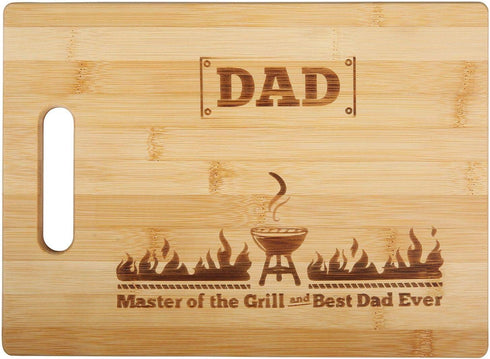 Dad's Cutting Board, Personalized Gift for Dad's Kitchen, Christmas Gift for Dad