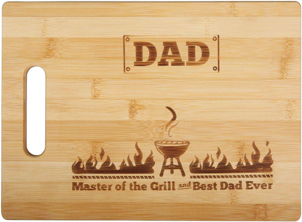 Dad's Cutting Board, Personalized Gift for Dad's Kitchen, Christmas Gift for Dad