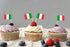 JBCD Italy Toothpick Flag Mini Cupcake Topper Flags, 200pcs for Party Decorations