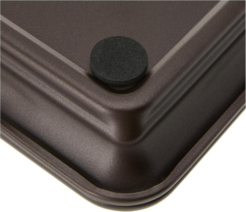 iDesign Decorative Countertop Vanity Tray Organizer, Set of 2, 9.7" x 6.3" x 1", Bronze