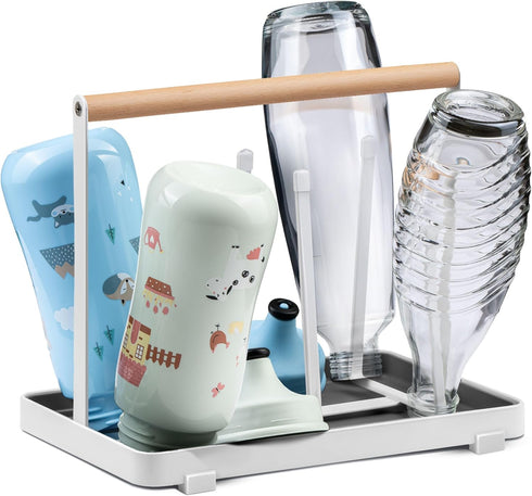 D&D Living All-in-One Bottle Holder for SodaStream - Drying Rack for Bottles