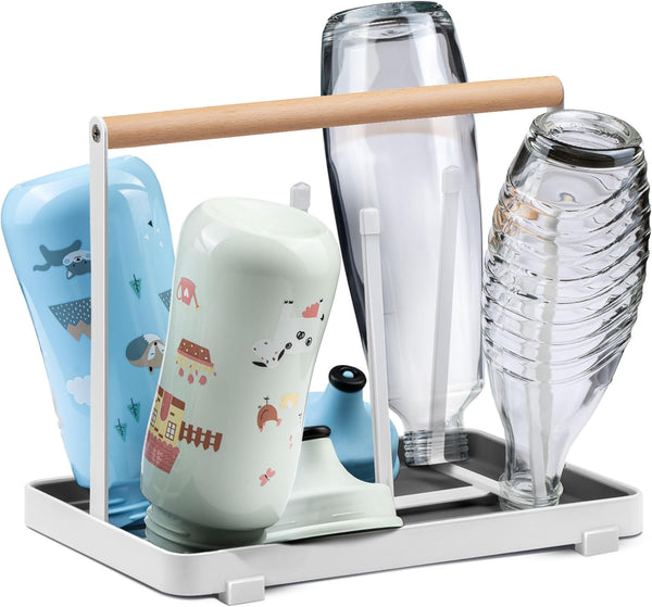 D&D Living All-in-One Bottle Holder for SodaStream - Drying Rack for Bottles