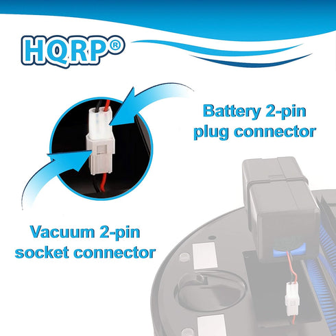 HQRP Battery Compatible with BOBSWEEP Bob Standard, Bob PetHair, Junior WJ540011, Pet Hair Plus 2.0 Robotic Vacuum