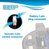 HQRP Battery Compatible with BOBSWEEP Bob Standard, Bob PetHair, Junior WJ540011, Pet Hair Plus 2.0 Robotic Vacuum