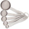 Stainless Steel Measuring Spoons - 5 Piece Heavy Duty Set for Dry Food, Spices, or Liquids