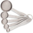 Stainless Steel Measuring Spoons - 5 Piece Heavy Duty Set for Dry Food, Spices, or Liquids