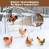 ANNDING 55 Inch Large Chicken Roosting Bars, Chicken Perch for Coop with Metal Frame, Sturdy Roosting Ladder for Hens