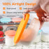 2 Packs 1-Quart Silicone Replacement Bowl Lids for Ultimate Glass Yogurt Containers, Reusable Yogurt Bowl Covers