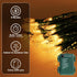 28Ft 80 8 Battery Operated Christmas Lights, LED String Lights Modes with Timer Mini Lights for Indoor Outdoor Wreath