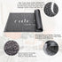 Welcome Mat for Front Door Outdoor, Waterproof Stain and Fade Mat for Entryway, Cute Grey Doormat for Dirt Snow Mud