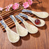 Asian Soup Spoons Set of 5, Ceramic Ramen Spoons, Perfect for Dumplings, Pho, Noodles, Dishwasher Safe