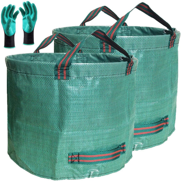 Professional 2-Pack 80 Gallon Big Lawn Garden Bags (D26,H33 inch) Yard Waste
