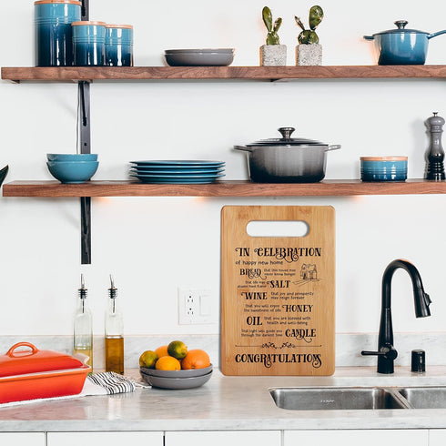 Housewarming Gifts for New Home, Cutting Board, First Home Gifts for Neighbor, Friends, Realtor Closing Gifts
