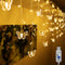 Decorman Butterfly Curtain Lights, 4.9ft 48 LED USB Window Fairy Lights 10