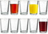 7 oz. Set 10 Glaver's Juice Glasses of Glass Cups Beverage Water Tumblers For Home and Bar, Water, Cocktails, Iced tea.