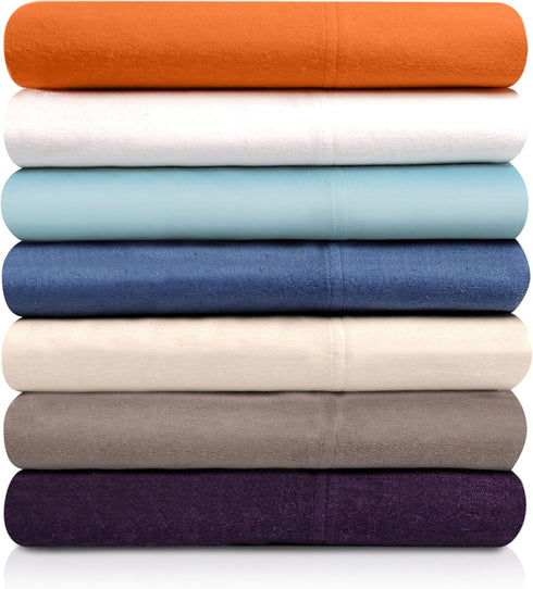 Superior Flannel-PC Pillowcase, Standard Size, Light Blue