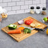 Empune Extra Large Bamboo Cutting Board, 16" with Juice Groove and Handles, Heavy Duty Kitchen Chopping Board