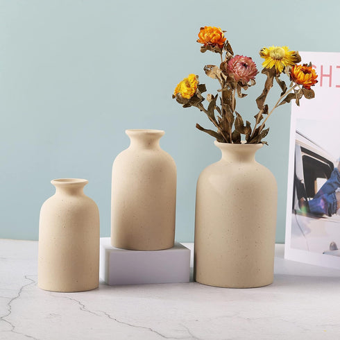 Dry Flower Vases, Ceramic Vase for Living Room Decoration, Flower Arrangement Shooting Props