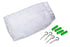 Handy Laundry Jumbo Toy Hammock, Organize Stuffed Animals or Children's Toys, Expands to 5.5 Feet, White