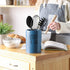 DII Retro Collection Kitchen Accessories, Blue Ceramic Utensil Holder