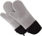 Silicone Oven Mitts – Extra Long Professional Quality Heat Resistant with Quilted Lining, 1 Pair Gray by Lavish Home