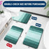 OLANLY Luxury Bathroom Rug Set, 2 Piece Soft Absorbent Microfiber Bath Rugs, Non-Slip Mats for Bathroom