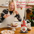 Otoolling Countertop 15 Set Holiday Interchangeable Paper Towel Holder Vintage Gnome Metal Stand Towels Paper Holder